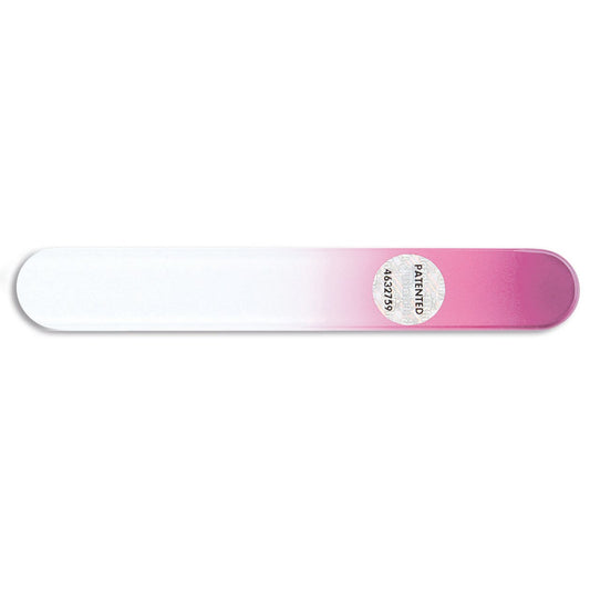 Babyglasfeile, rund, regenbogenfarben, 9 cm
