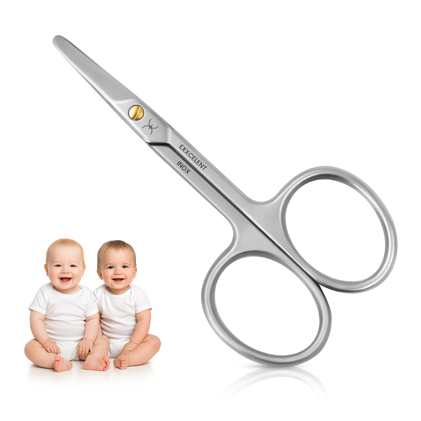 Babyschere abgerundet & verletzungssicher