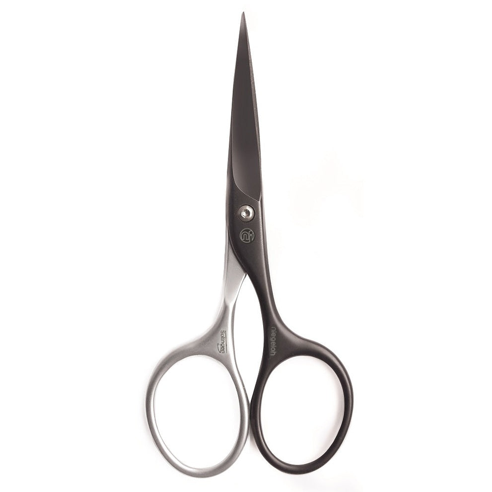 Bartschere Inox style Titanium, schwarz