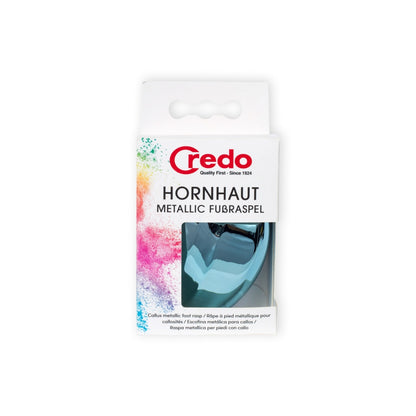 Credo Hornhaut Metallic Fussraspel