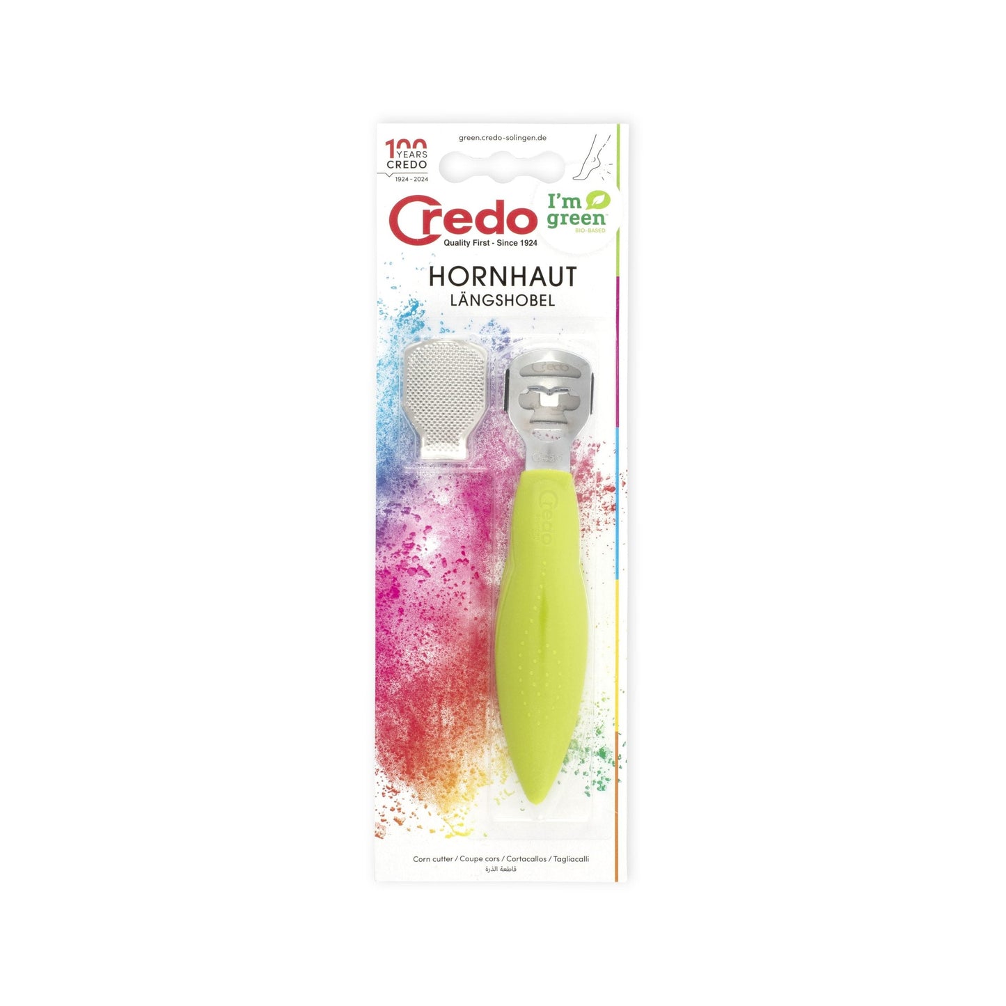 Credo Original Solinger Hornhauthobel - Grün