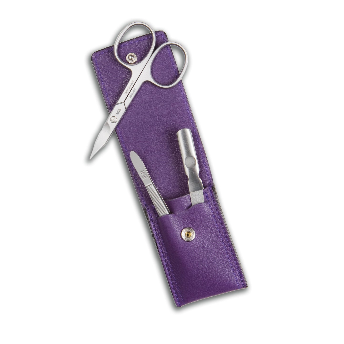 DREITURM 3-teiliges Maniküre-Etui – Kompakt, hochwertig, Made in Solingen - Modell Die Bunten