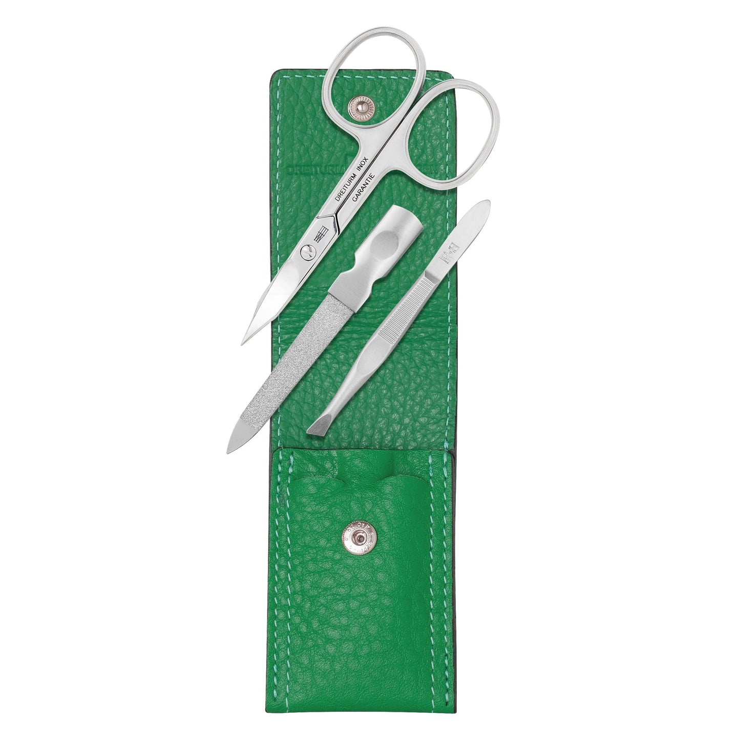 DREITURM 3-teiliges Maniküre-Etui – Kompakt, hochwertig, Made in Solingen - Modell Die Bunten