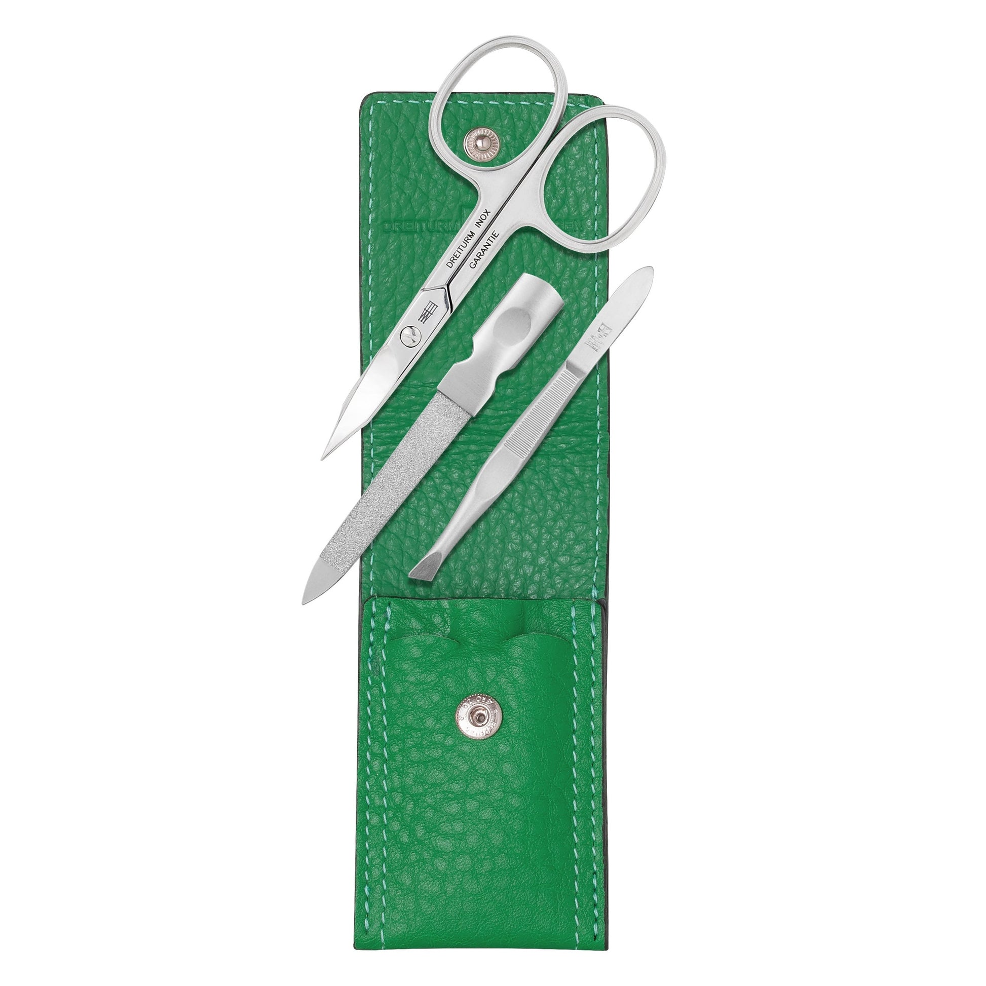 DREITURM 3-teiliges Maniküre-Etui – Kompakt, hochwertig, Made in Solingen - Modell Die Bunten