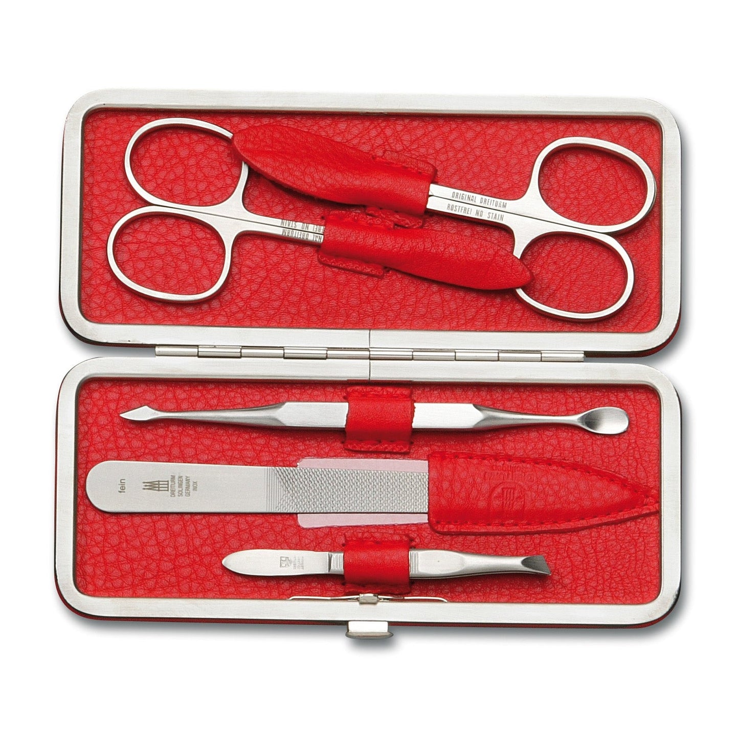 DREITURM 5-teiliges Maniküre-Etui – Präzision & Qualität aus Solingen - Modell Die Bunten
