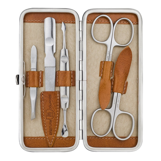DREITURM 5-teiliges Maniküre-Etui – Premiumqualität aus Solingen - Modell Charolais