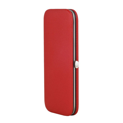 DREITURM Maniküre-Etuis – 5-teilig - Made in Solingen - Modell Red Tex