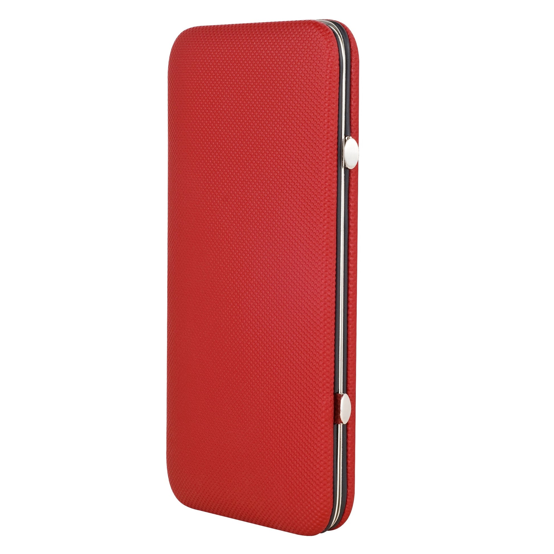 DREITURM Maniküre-Etuis – Hochwertige Pflege-Sets in verschiedenen Ausführungen - Made in Solingen - Modell Red Tex
