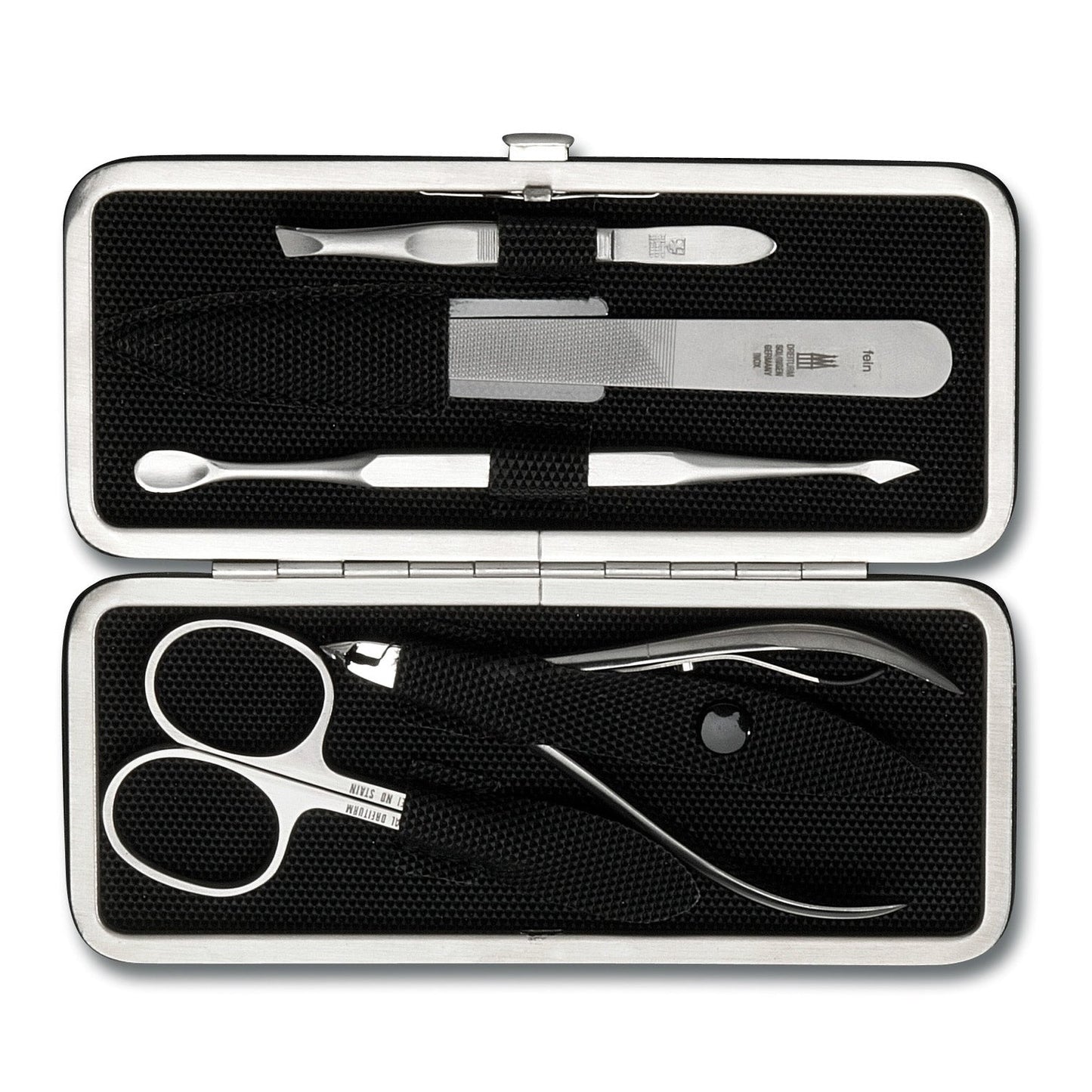 DREITURM Maniküre-Etuis – Maniküre Etui Made in Solingen - Modell BLACK TEX