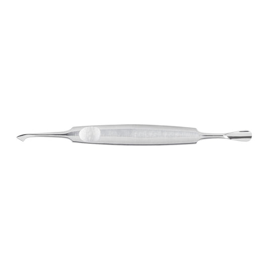 Dreiturm Doppelinstrument rostfrei flach – Drücker und Nagelmesser