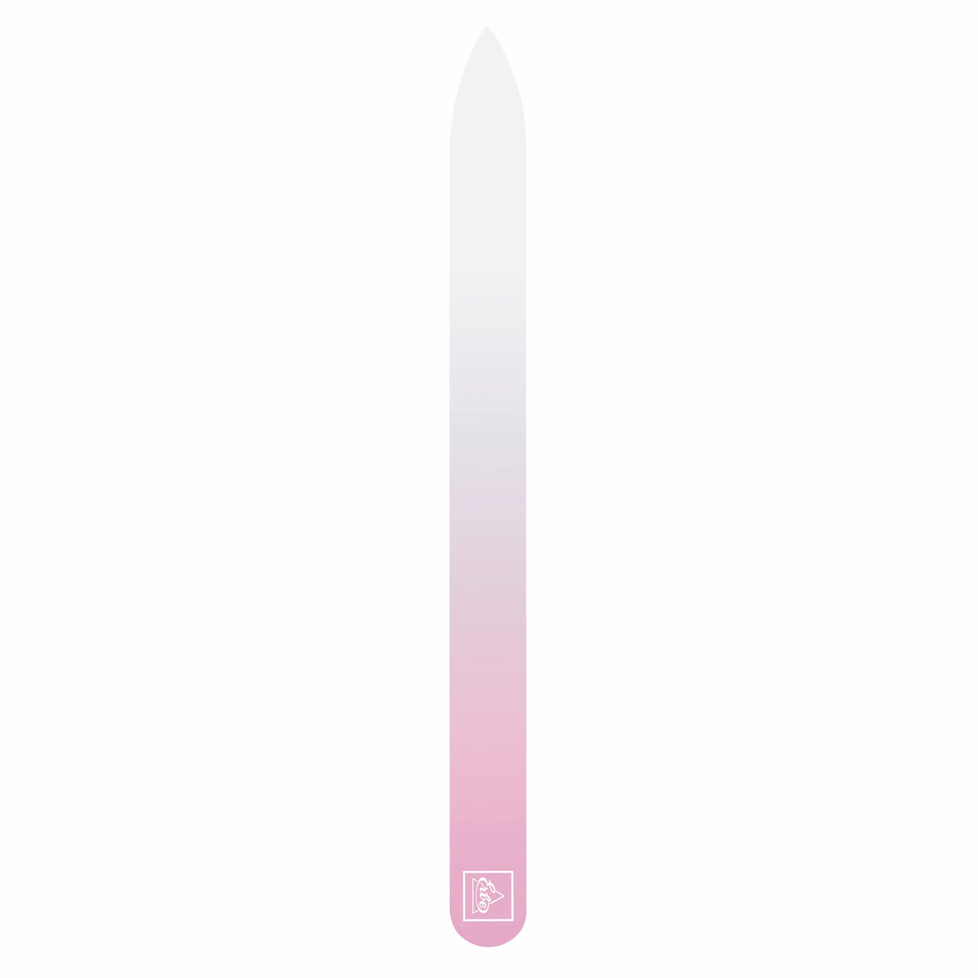 ERBE-GLASFEILE"SOFT-TOUCH PASTELL"ROSA MM 140x3,ZWEISEITIG,BOX ROSA