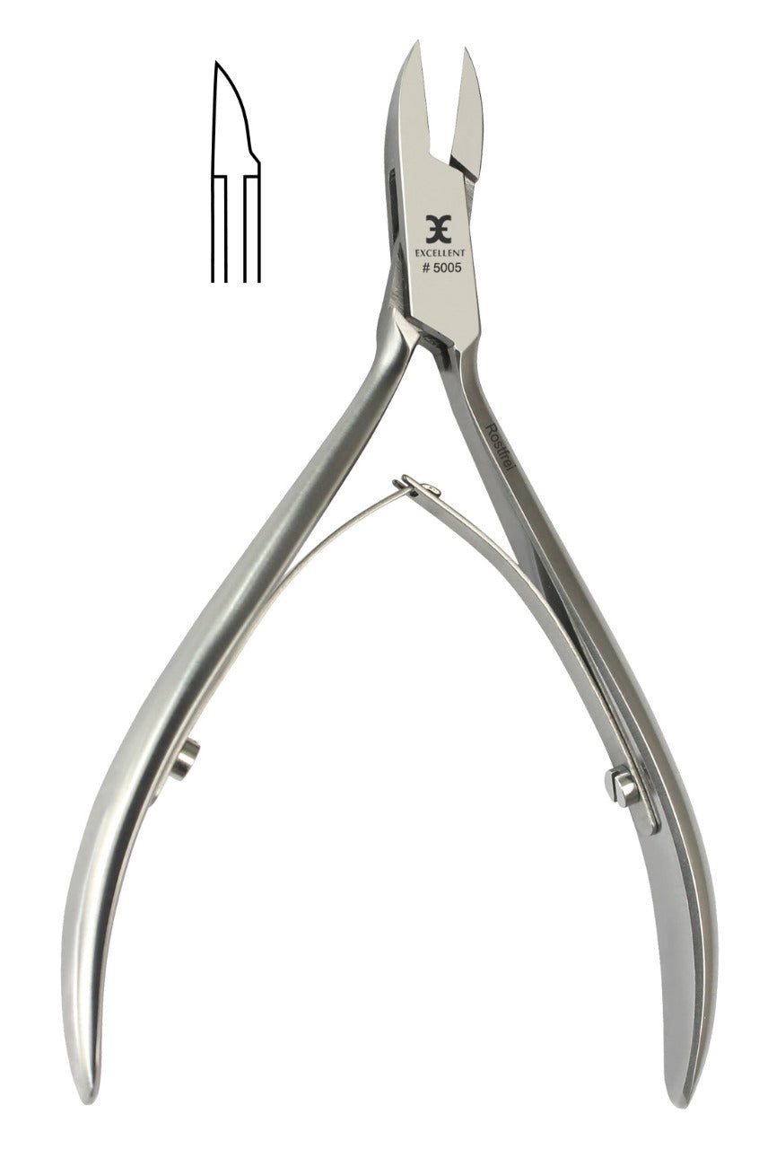 Eckennagelzange 13 cm - Modell Schneide schlank