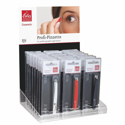 Erbe Display Color Zetty Profi-Pinzette Farbig – rostfreier Edelstahl