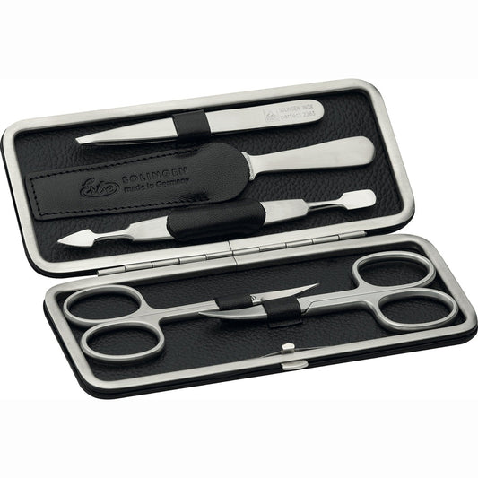 Erbe Maniküre Bügeletui Black Mamba inox 5-teilig – Farbe Schwarz
