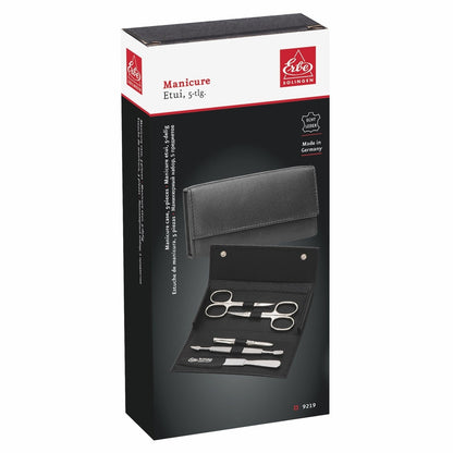 Erbe Manicure Etui Dk Schwarz, 5-TLG