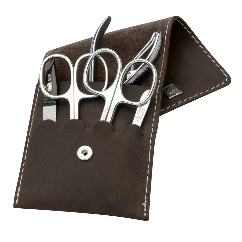 Erbe Manicure Herren Taschenetui Braun