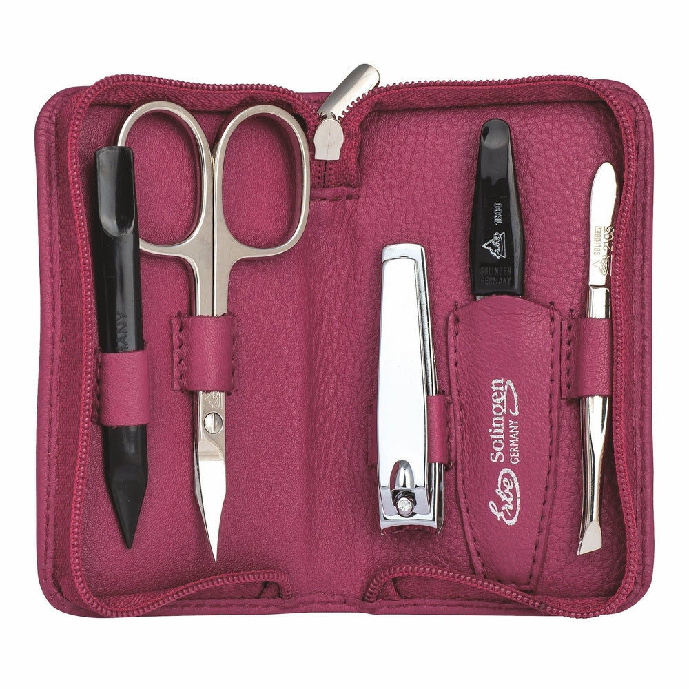 Erbe Manicure Reissverschlussetui Pink 5-teilig