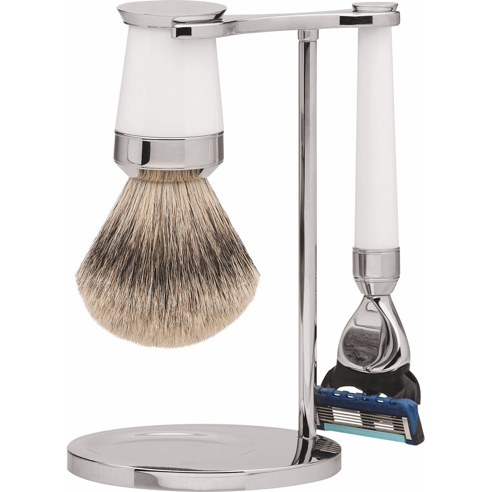 Erbe Rasiergarnitur Gillette Fusion Paris Weiß Silberspitz