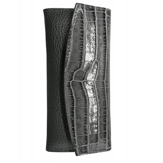 Etui Modell Manhattan L Grau - Made in Solingen