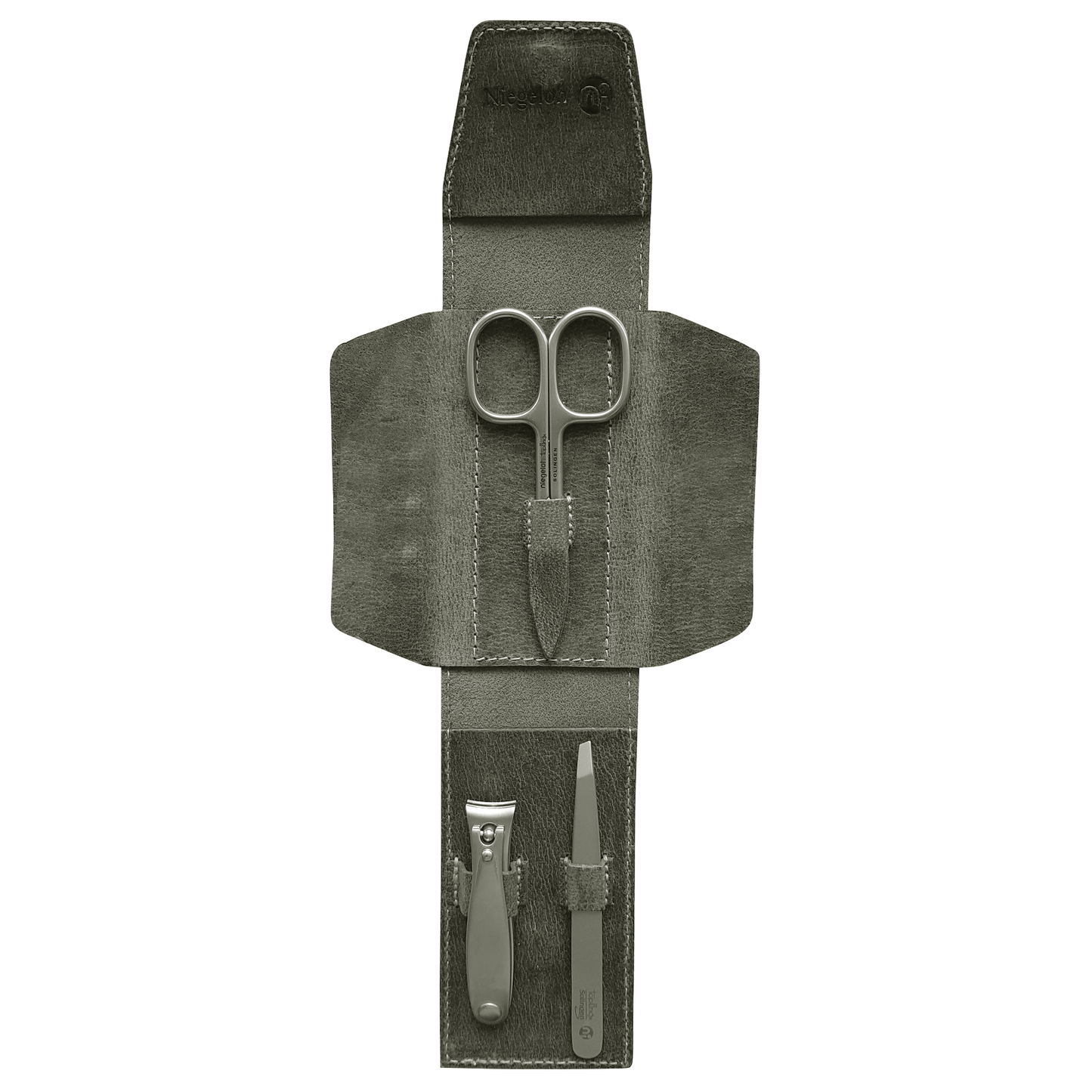 Etui Modell Texas S Grau - Made in Solingen