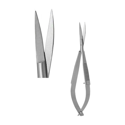Federhautschere lang & extra feine Spitze