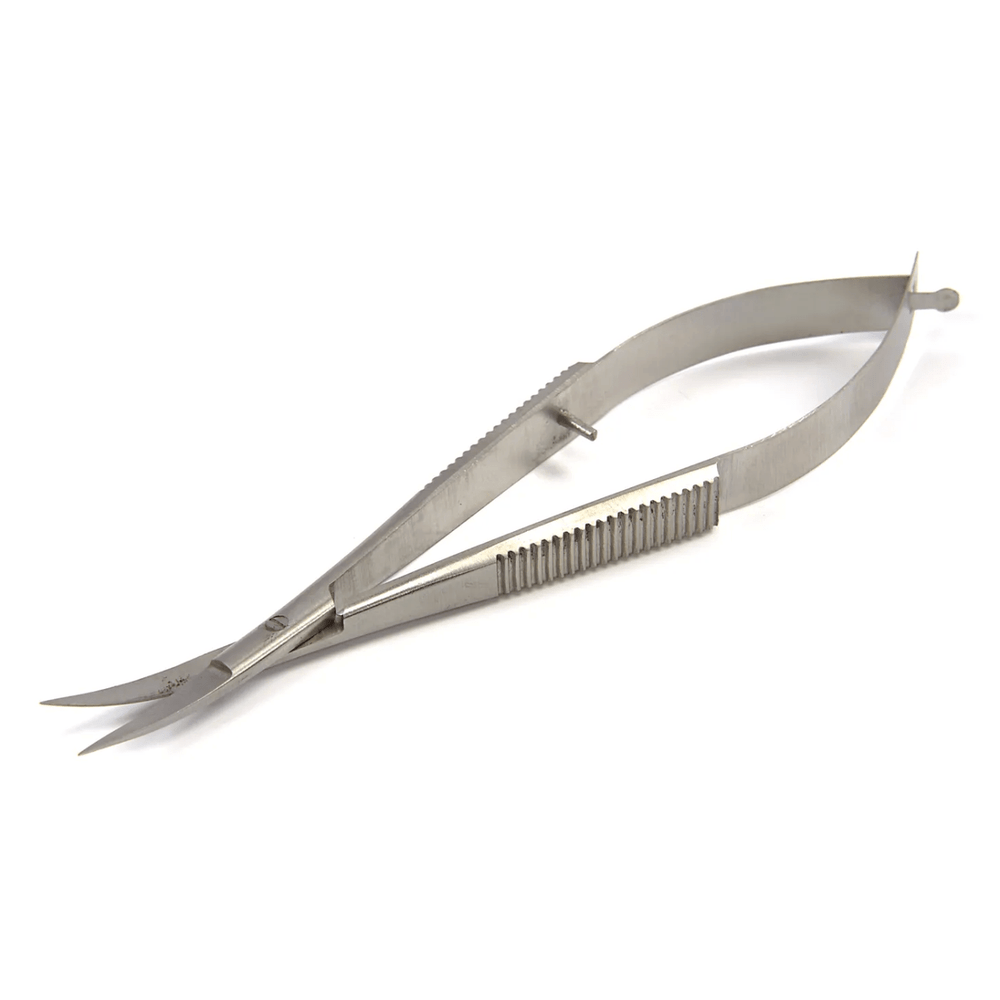 Federhautschere lang & extra feine Spitze – Länge 12 cm
