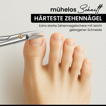 Fußnagelschere - extra langen Griffen - maximale Übertragung