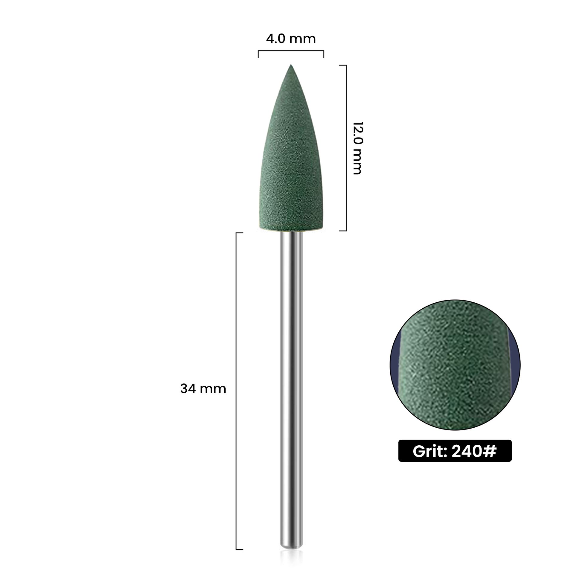 Softer Silikon-Nagelpolierer Grün