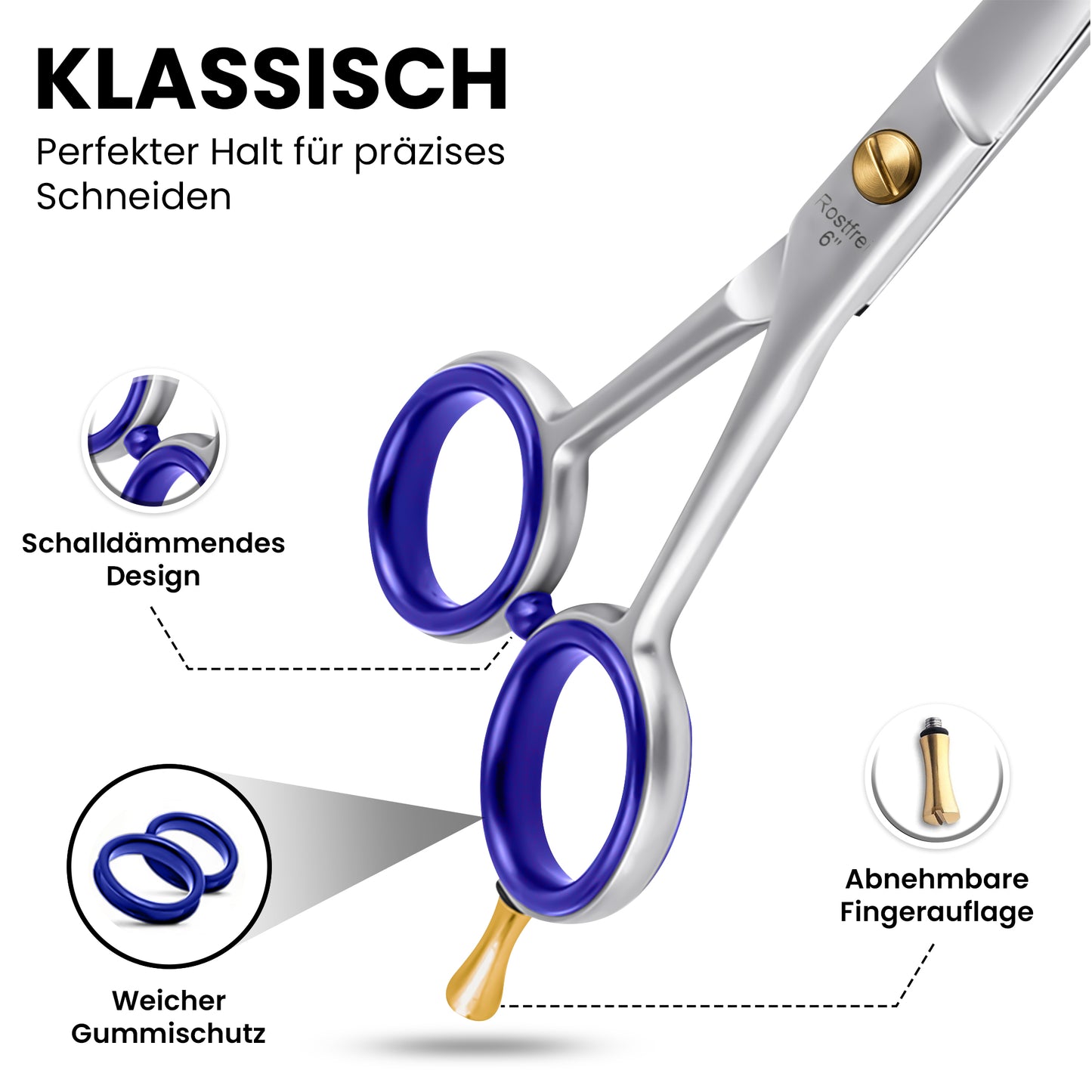 Haarschneideschere zum Zuhause schneiden