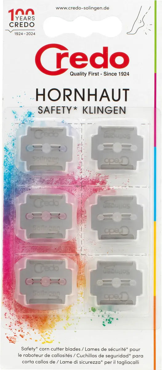 Hornhaut Saftey Klingen - 6 Stück