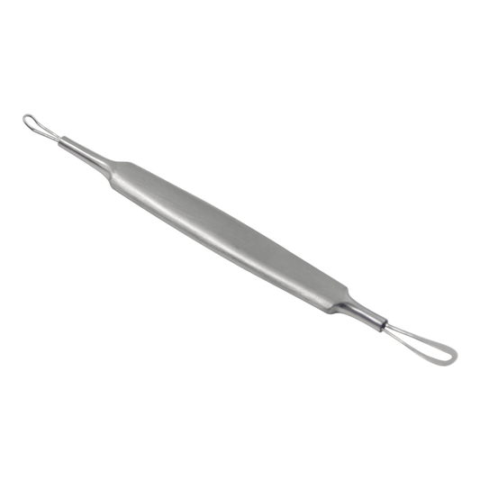 Komedonenheber & Mitesserentferner oval mit Doppelschlinge