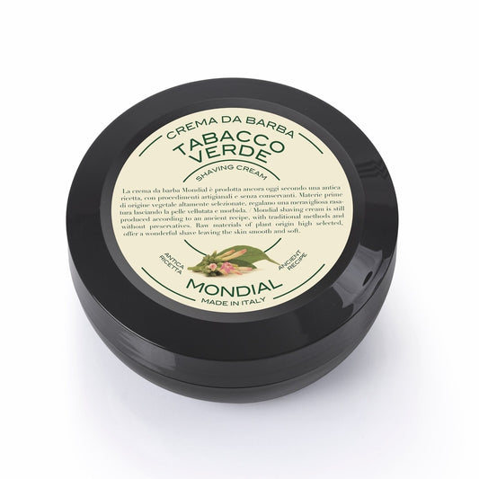 Mondial Shaving Cream Reisedose Tabacco Verde – Kunststoff-Reisedose
