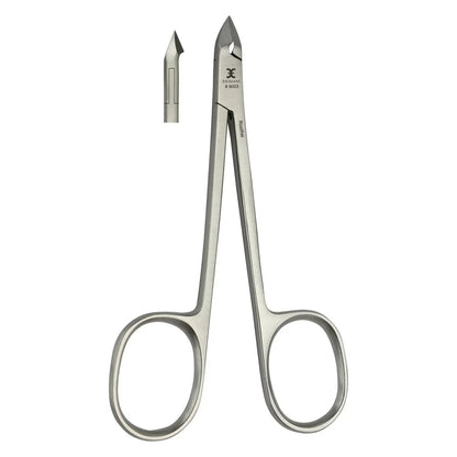 Nagelhautzange 10 cm, Schneide 5 mm mit Scherengriff