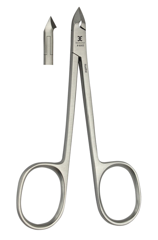 Nagelhautzange 10 cm, Schneide 9 mm mit Scherengriff