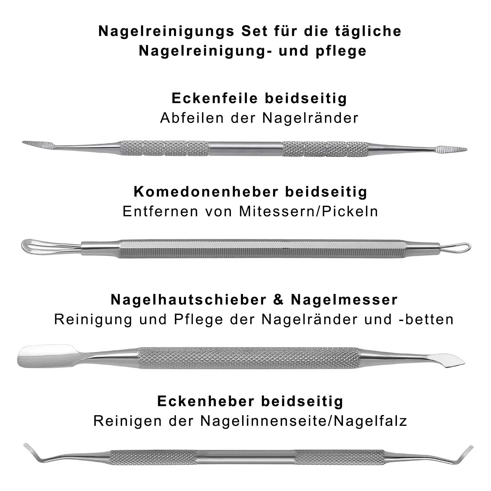 Nagelreinigungs Set 4 tlg.