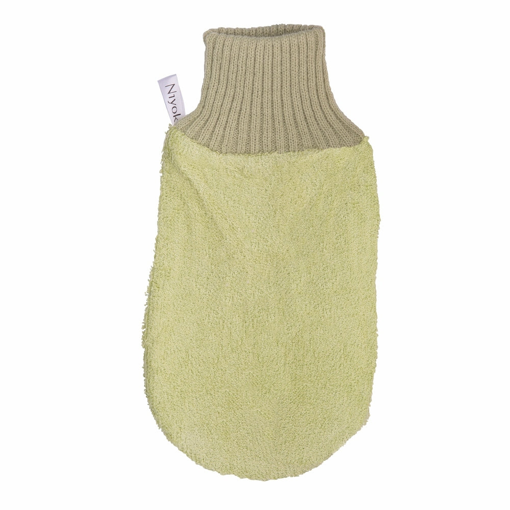 Niyok Massagehandschuh Weich Bambusfaser
