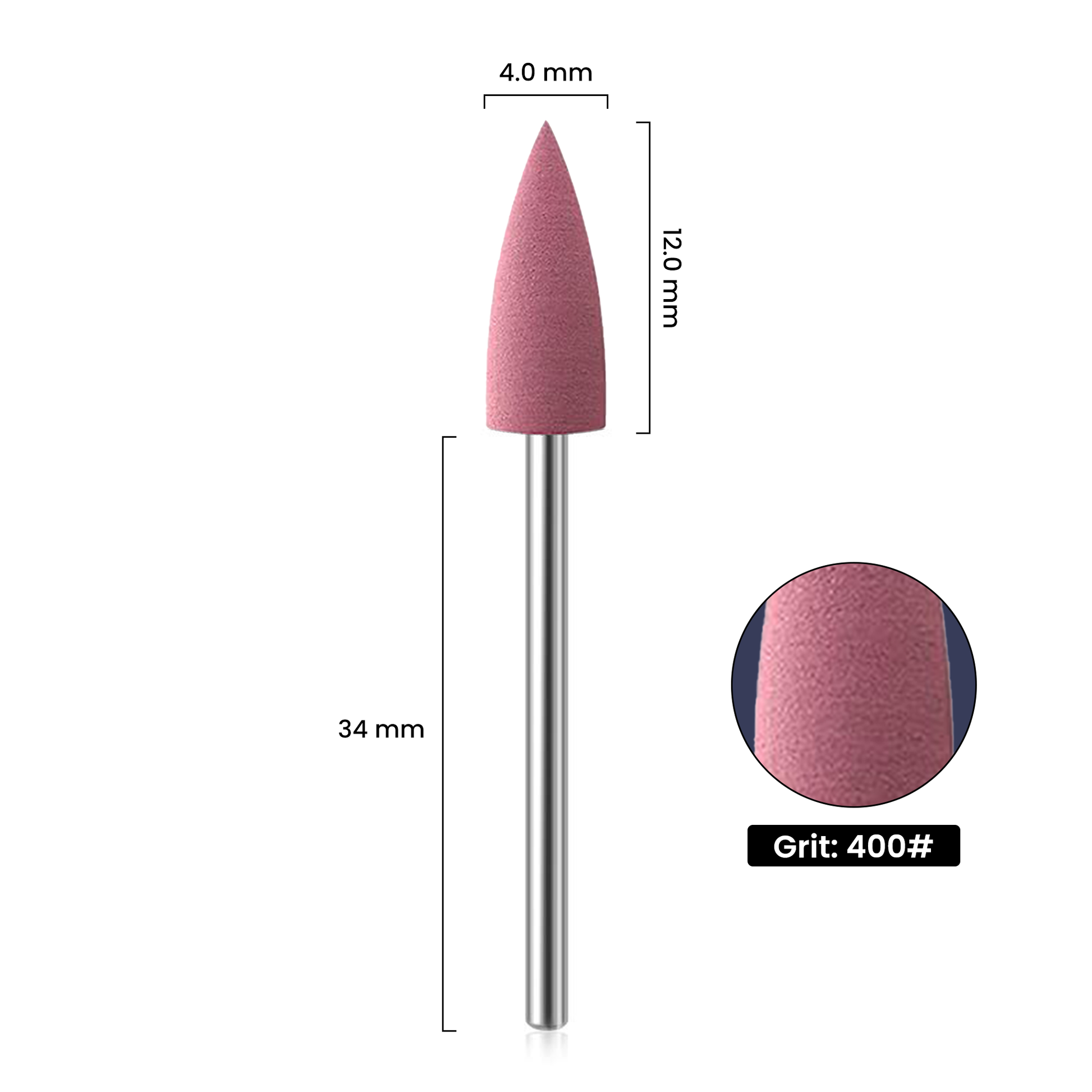 Zarter Silikon-Nagelpolierer Rosa