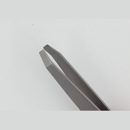 Pinzette, schräge Spitze, 9.5 cm