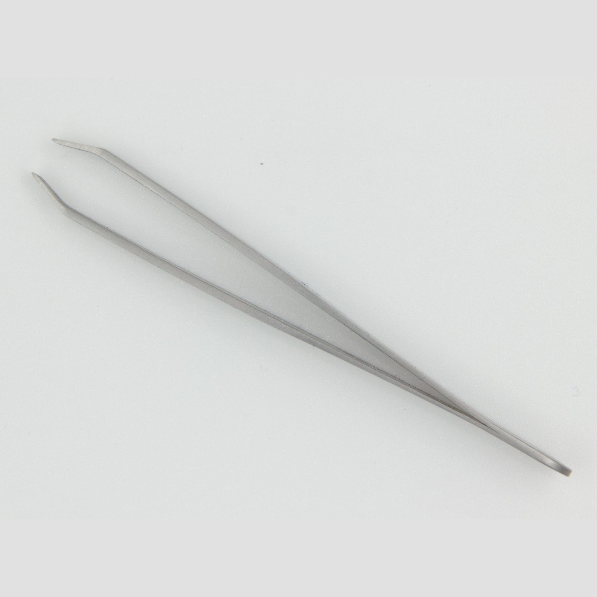 Pinzette, schräge Spitze, 9.5 cm