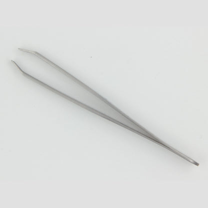 Pinzette, schräge Spitze, 9.5 cm