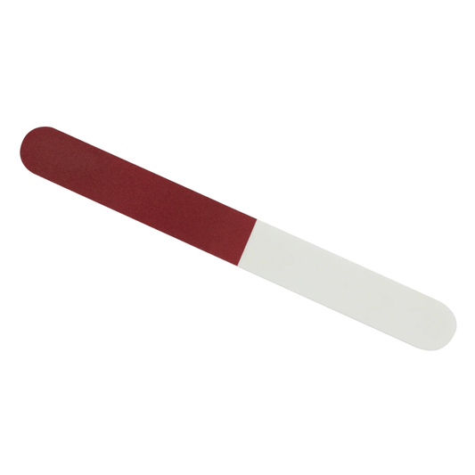 Polierfeile - drei Poliergrade - glänzende Nägel - rot
