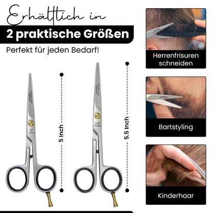 Profi Haarschere – Premium Friseurschere, ergonomischer Griff, Mikroverzahnung