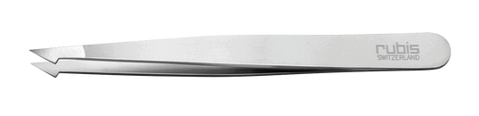 RUBIS Pinzette Evolution spitz-schräg 10 cm