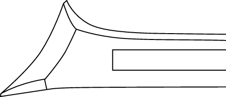 RUCK Kopfschneider 14 cm, 20 mm beidseitige Schneide