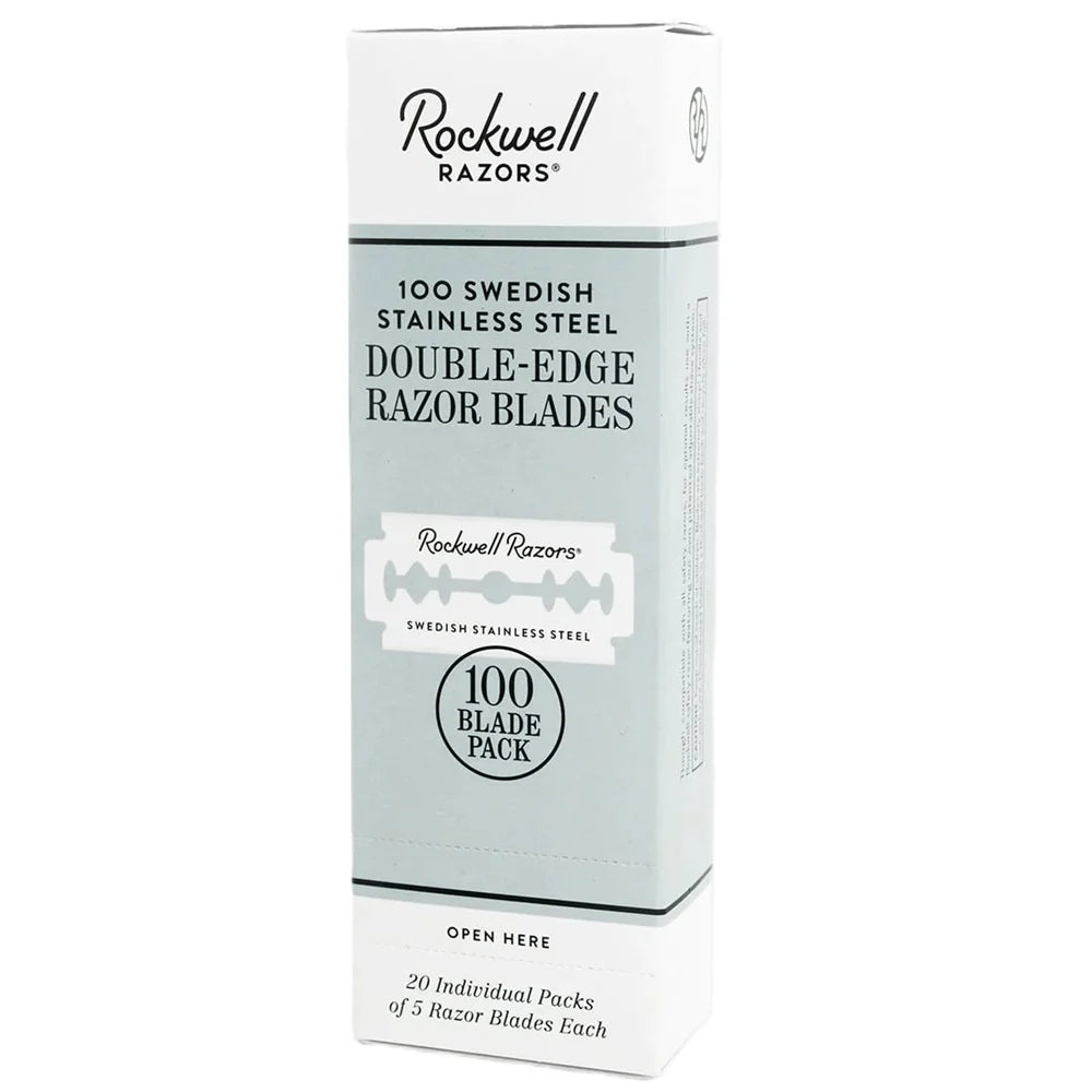 Rockwell Rasierer Doppelseitige Rasierklingen – 100er-Pack