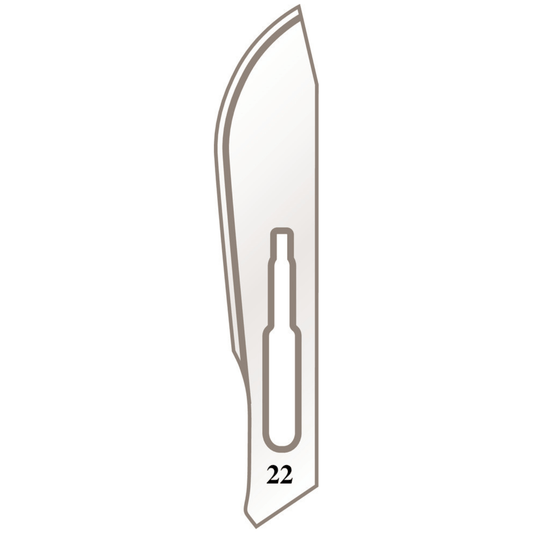 Skalpellhalter Klingen Nr. 22 für Griff Nr. 4
