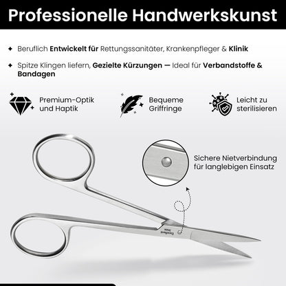 Verbandsschere Schneide spitz
