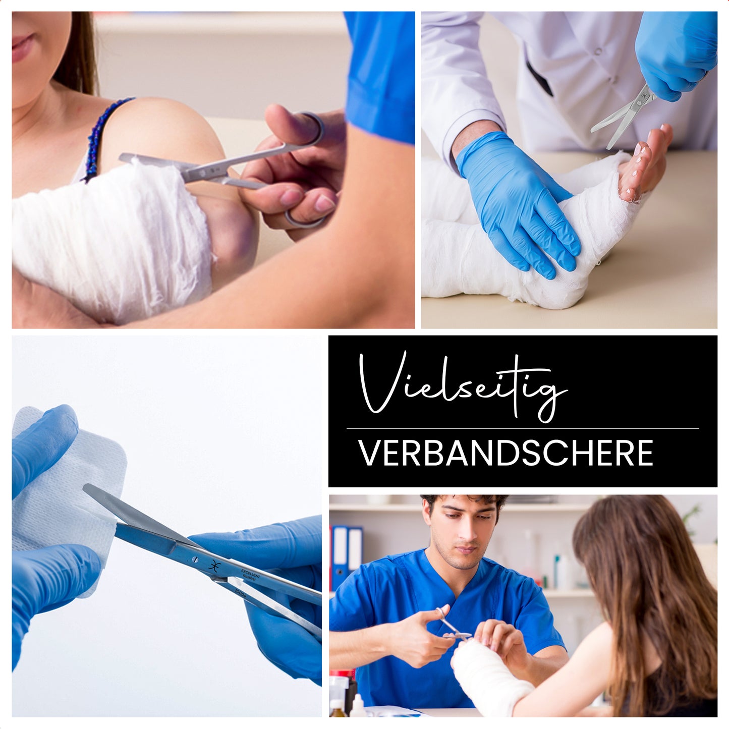 Verbandsschere Schneide stumpf