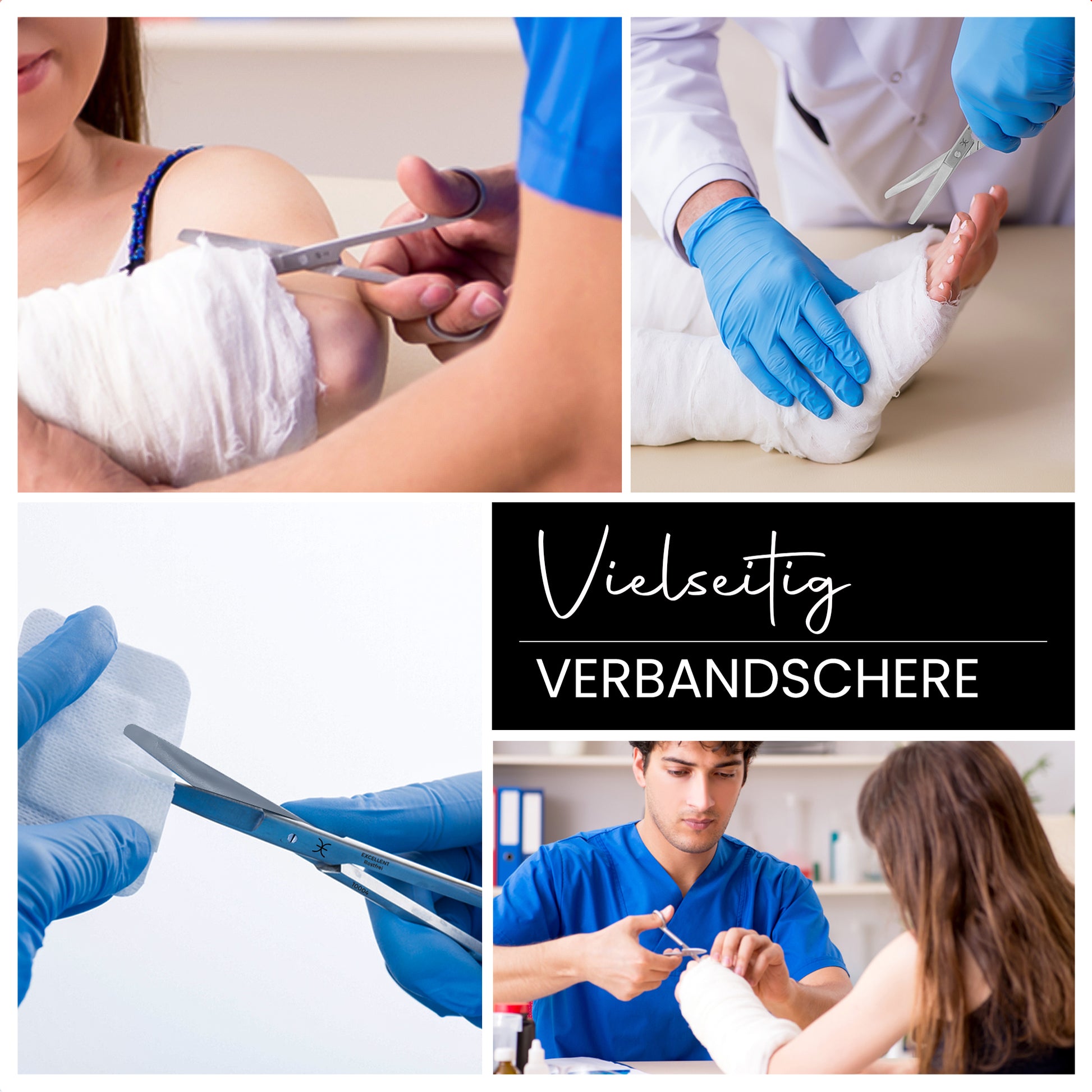 Verbandsschere Schneide stumpf