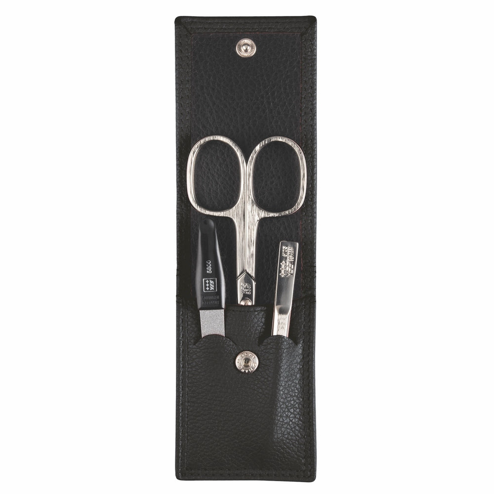 YES Solingen Manicure Taschenetui Schwarz 3-teilig